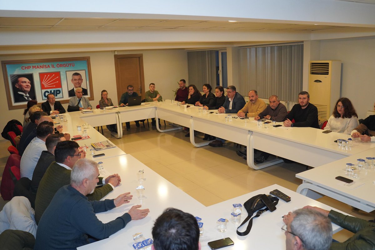 Cumhuriyet Halk Partisi Manisa İl Başkanlığı Toplantı Gerçekleştirdi