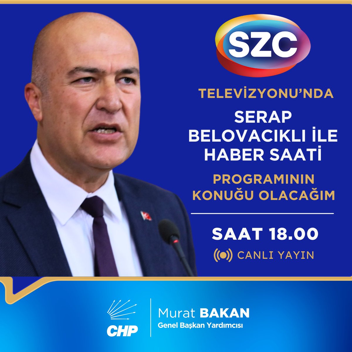 Sözcü Televizyonu'nda bugün saat 18:00'de 