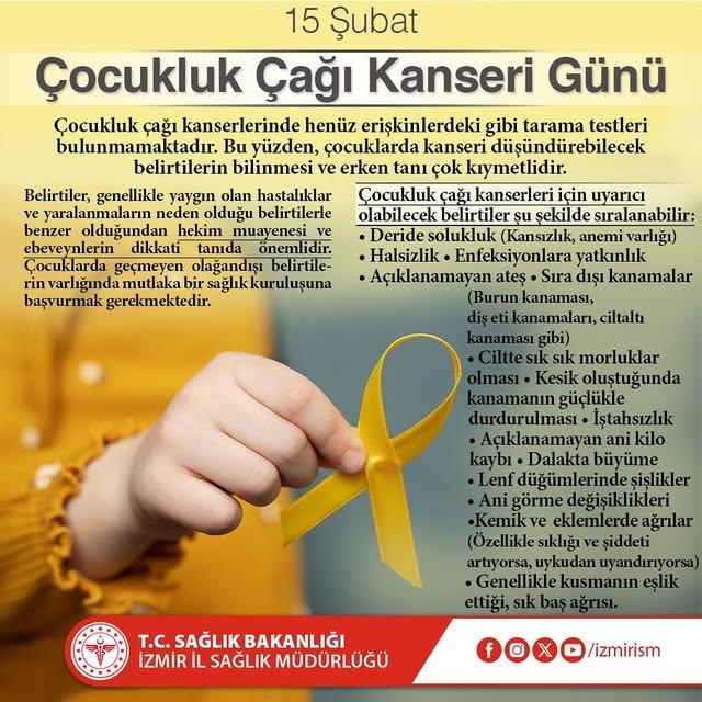 İzmir'de Çocukluk Çağı Kanserlerinin Erken Teşhisi ve Tedavisi