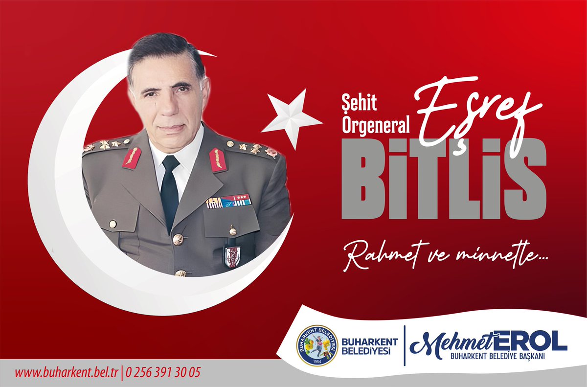 Orgeneral Eşref Turgut'u Şehadetinin 32. Yılında Anıyoruz