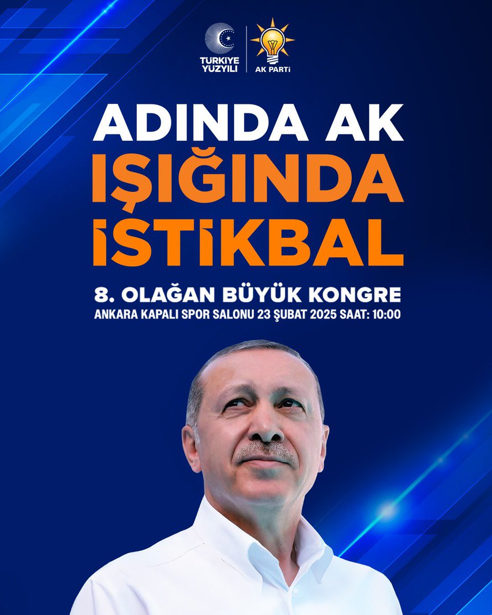 AK Parti'nin Olağan Büyük Kongresi 23 Şubat'ta Ankara'da