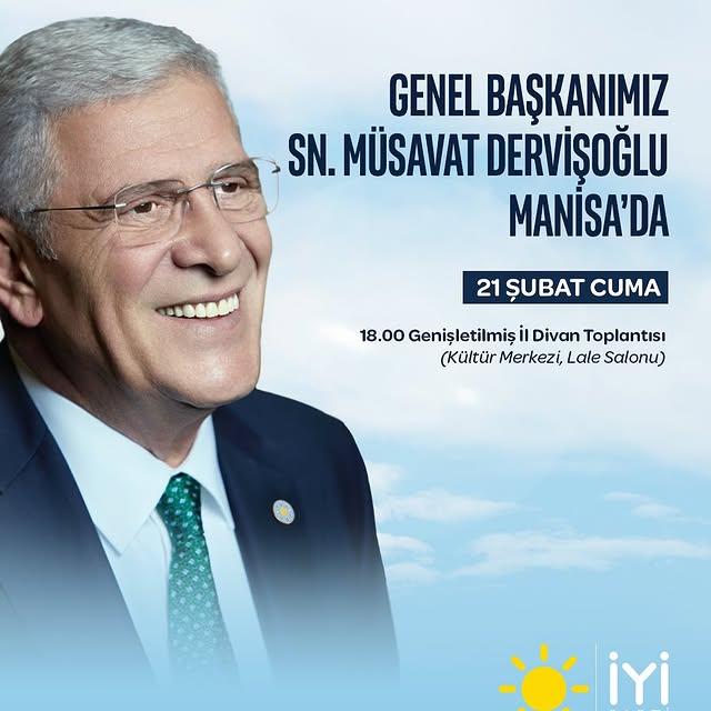 İyi Parti İzmir Milletvekili Müsavat Dervişoğlu Manisa ve İzmir'de Vatandaşlarla Buluşuyor