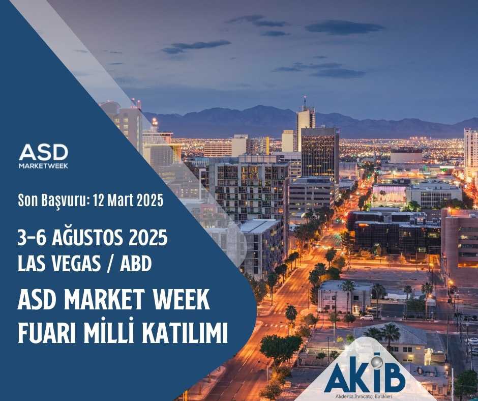 AKİB, ABD'deki ASD Market Week Fuarına Türkiye'yi Temsil Edecek