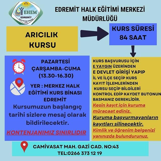 Edremit'te Genel Muhasebe Kursu Açılıyor