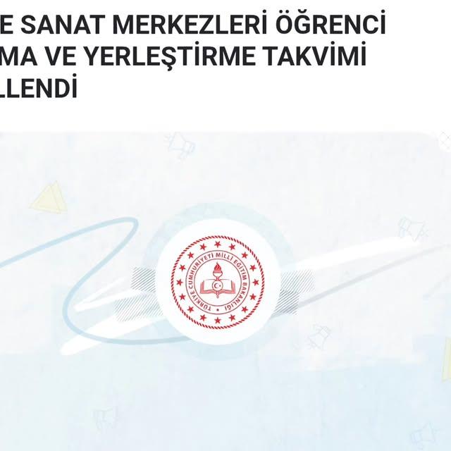 Bilim ve Sanat Merkezleri Öğrenci Tanılama ve Yerleştirme Takvimi Güncellendi