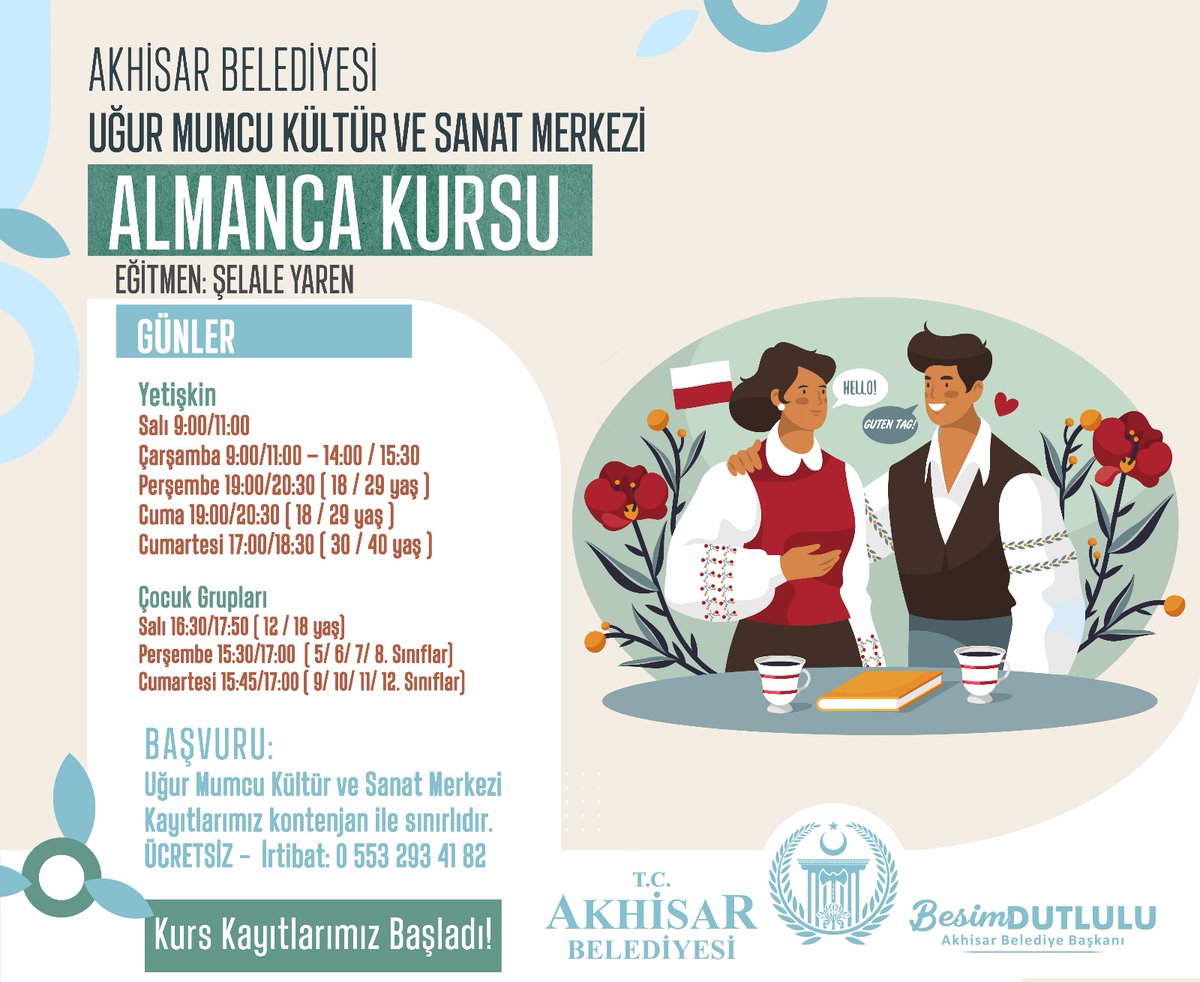 Akhisar'da Almanca Kursu Başladı