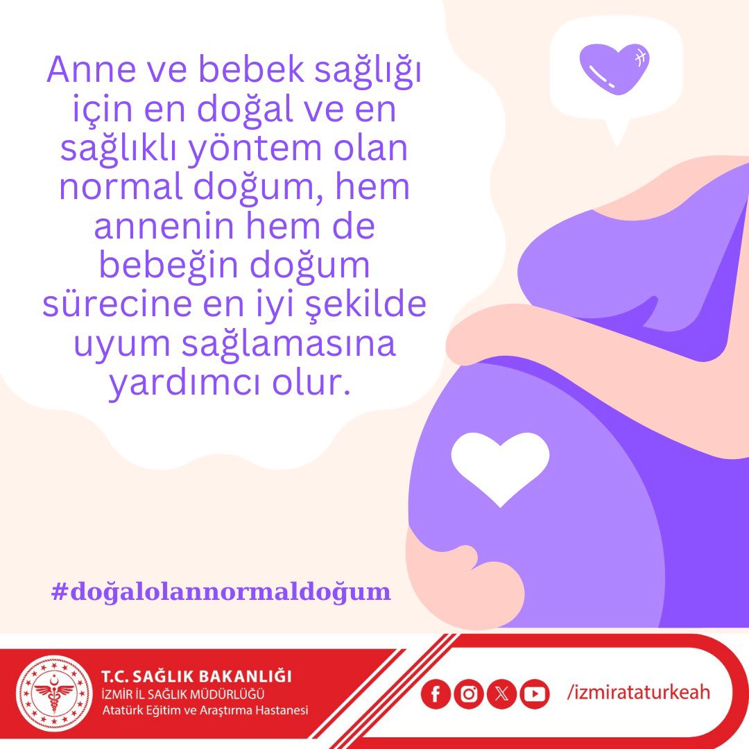 İzmirde Anne ve Bebek Sağlığına Yönelik Normal Doğuma Odaklanma