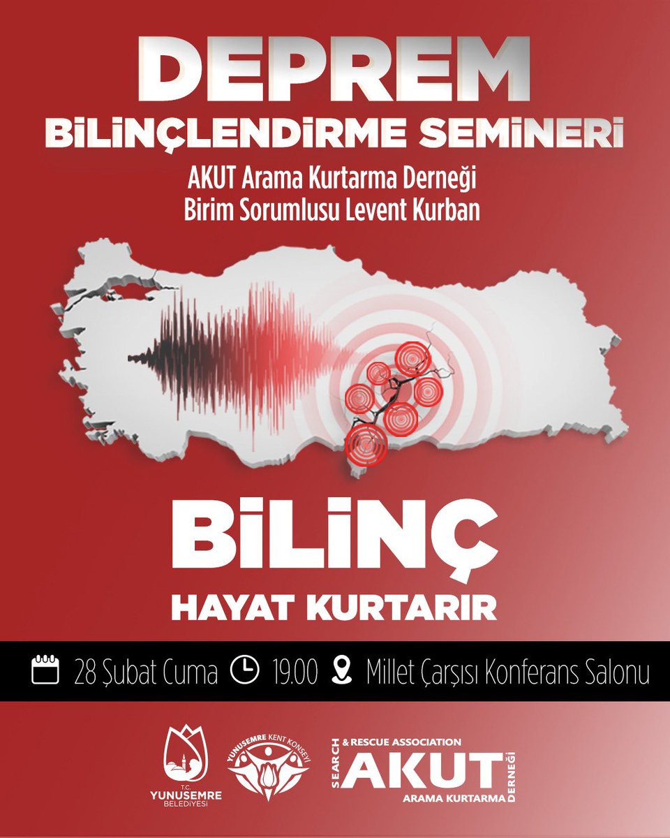 AKUT'un Deprem Bilinçlendirme Semineri: Güvenliğe Adım Atıyoruz