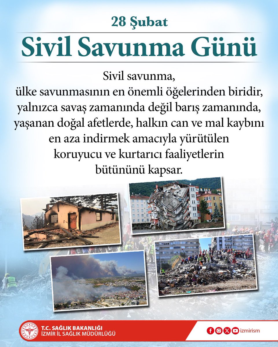 İzmir'de Felaketlere Karşı Savunma Farkındalığı Artırıldı