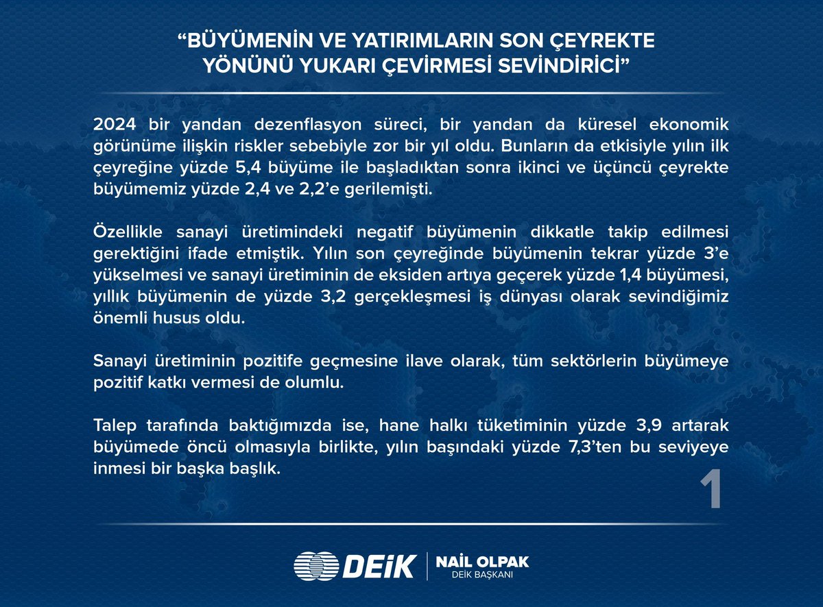 2024 Büyüme Verileri: Ekonomik Güçlenmenin İşaretleri