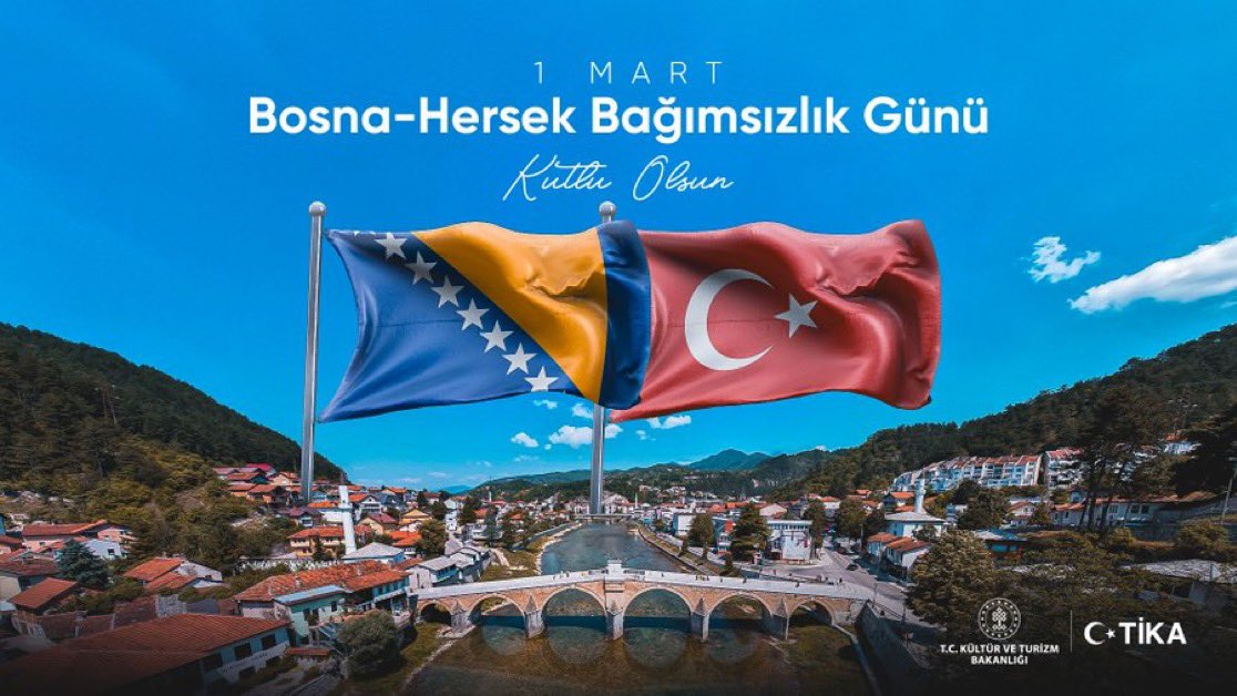 Bosna Hersek'in Bağımsızlık Günü'nde TİKA'dan Selam!