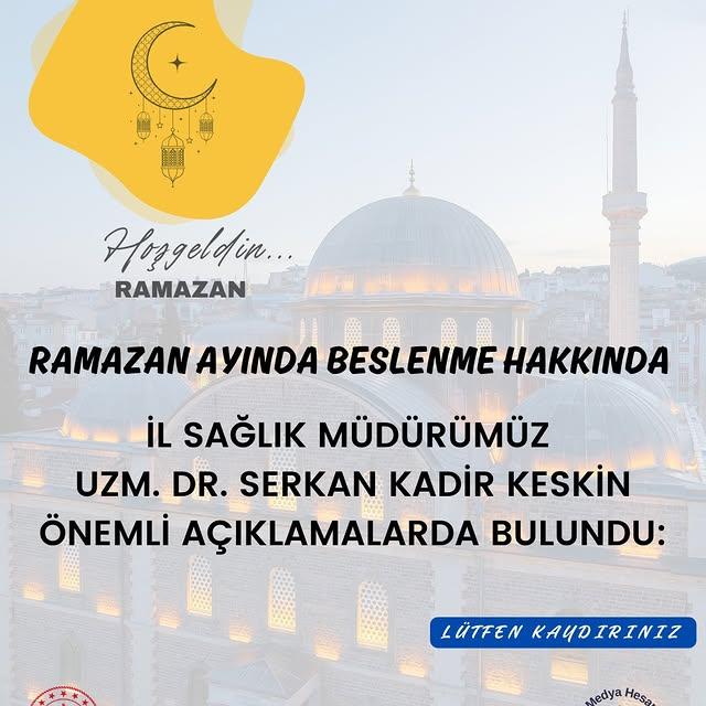 Ramazan Ayında Sağlıklı Beslenme Tavasıyeleri