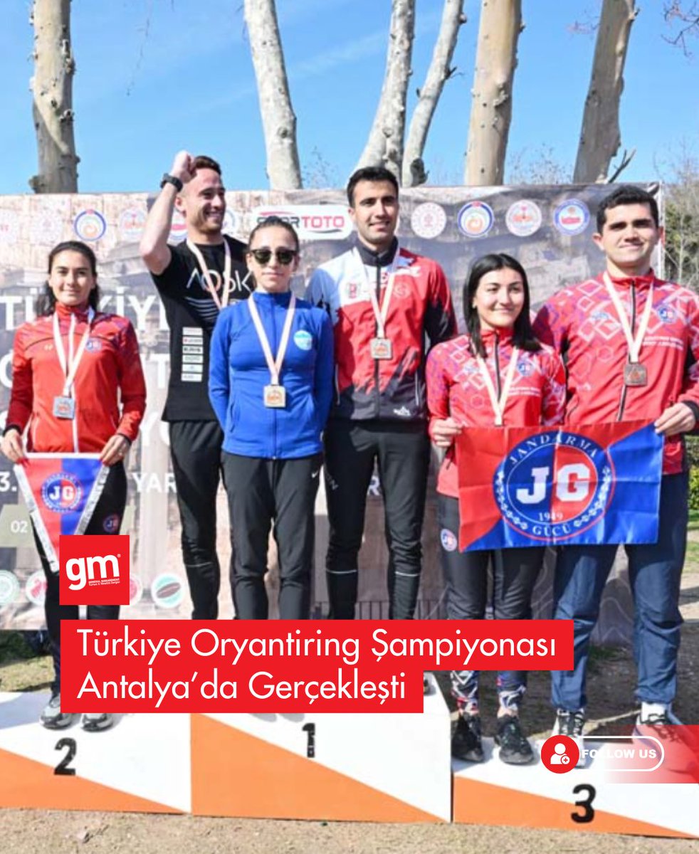 Antalya'da Türkiye Oryantiring Şampiyonası 3. Kademe Yarışları Gerçekleşti