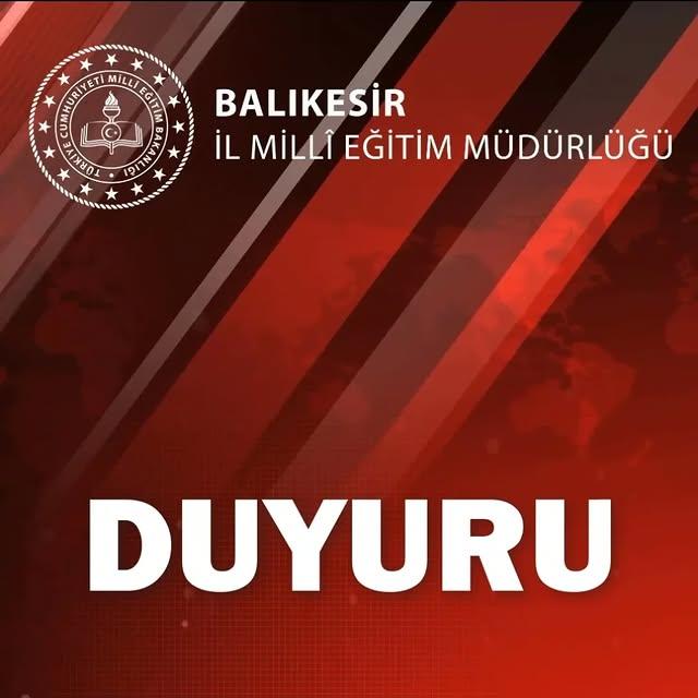 Balıkesir İli 2025 Yılında Yeniden Yönetici Görevlendirme Kapsamında Müdür ve Müdür Yardımcıları Listesi Yayımlandı