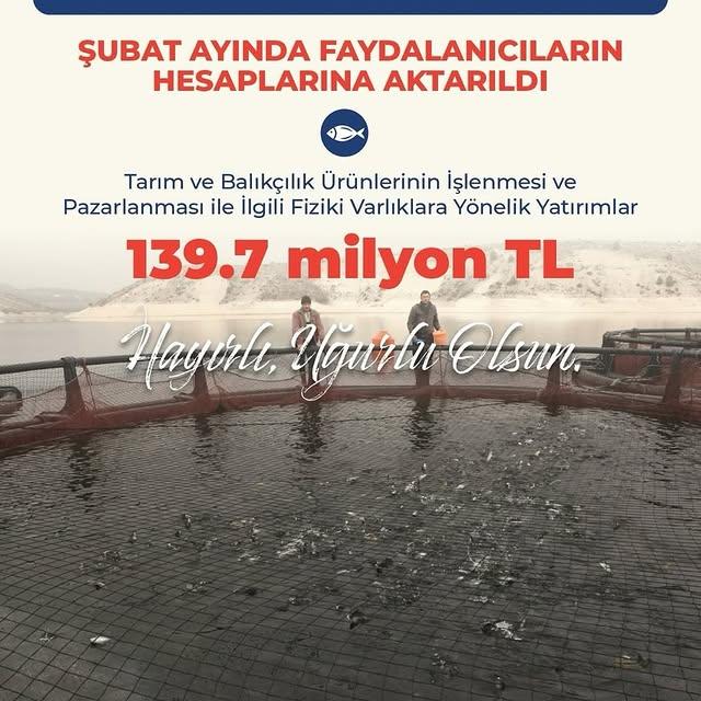 IPARD III Programı kapsamında 1.397 Milyon TL Hibe Desteği Ödenildi