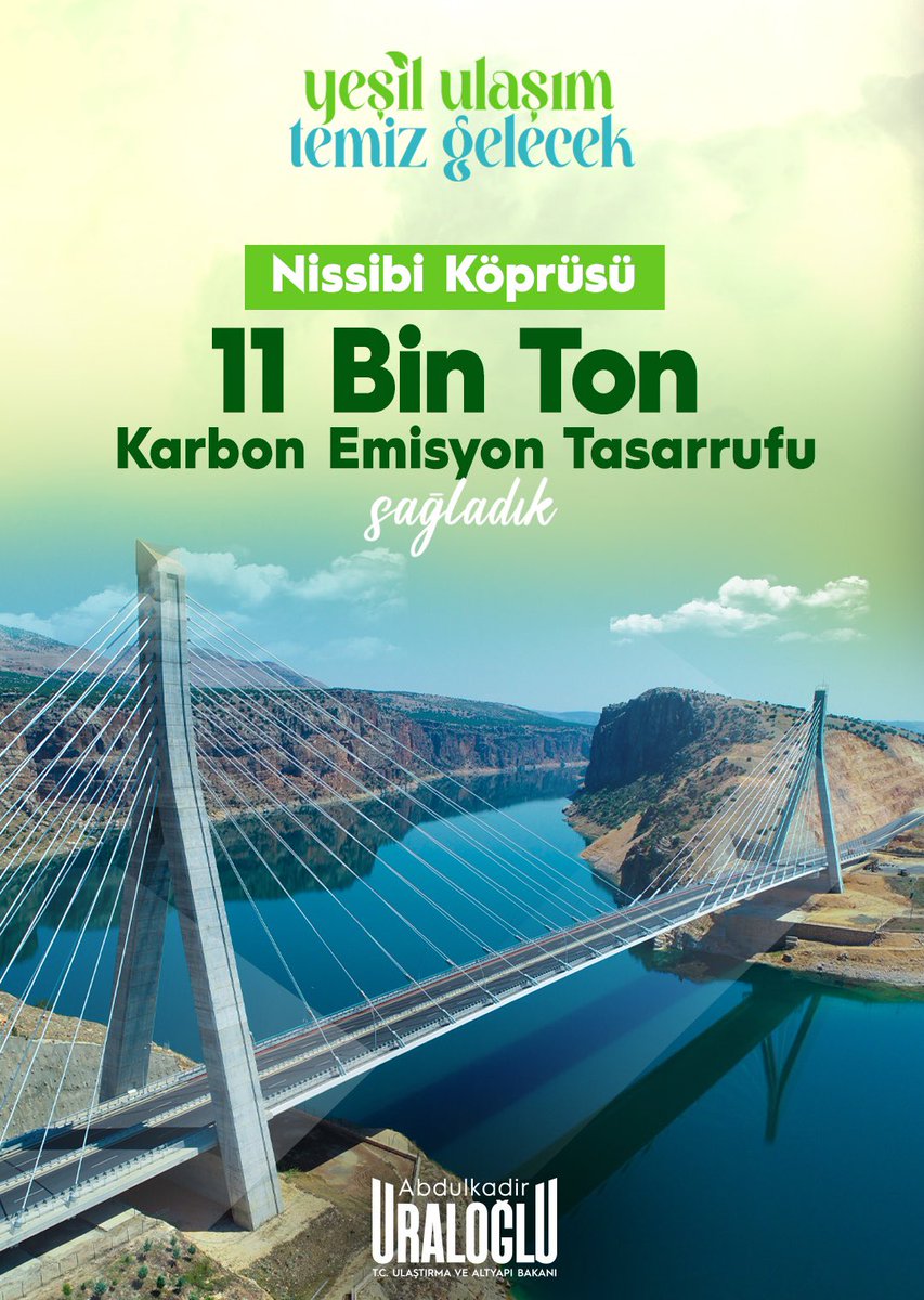 Ulaştırma ve Altyapı Bakanı Abdulkadir URALOĞLU: Yeşil Ulaşım ve Temiz Gelecek