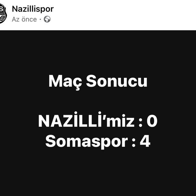 Nazilli Belediyespor - Somaspor Maçında Somaspor 4-0 Galip geldi