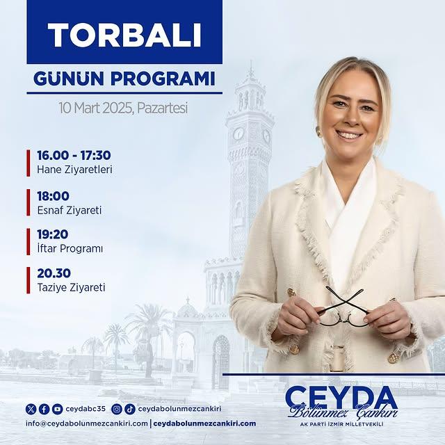 AK Parti İzmir Milletvekili Ceyda Bölünmez Çankırı, Torbalı'da Vatandaşlarla Buluştu