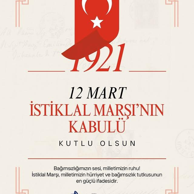 Nazilli Ticaret Odası, İstiklal Marşı'nın Kabulünün 104. Yıl Dönümünü Kutluyor