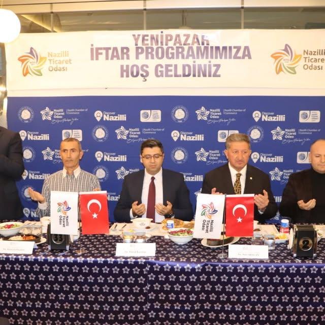 Nazilli Ticaret Odası, Yeni Pazar'da İftar Programı Düzenledi