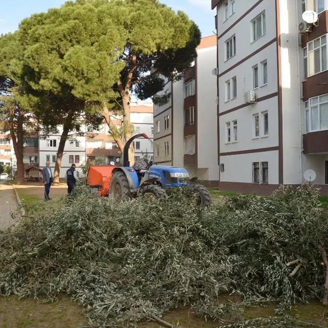 Gömeç Belediyesi, İlçe Merkezine Dal Öğütme Makinesi Kazandırdı