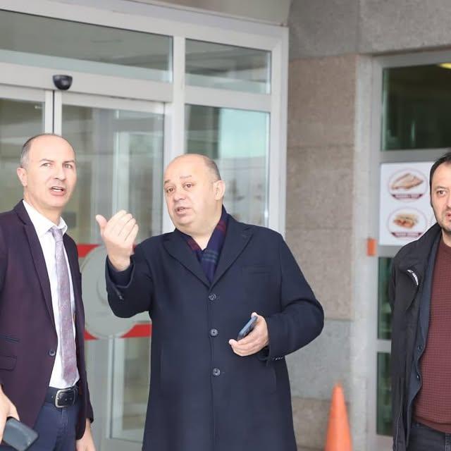 Gönen Belediyesi Hastane Otoparkı Çalışmalarını İnceledi