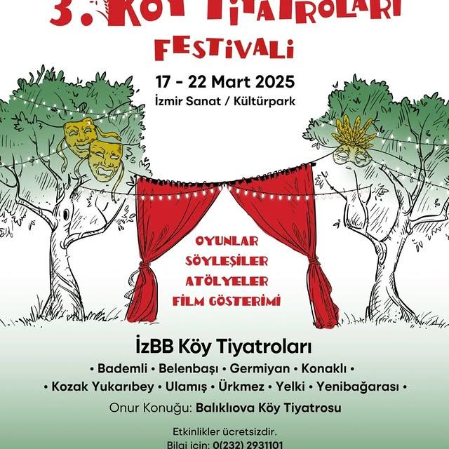 İzmir'de Köy Tiyatroları Festivali Başlıyor