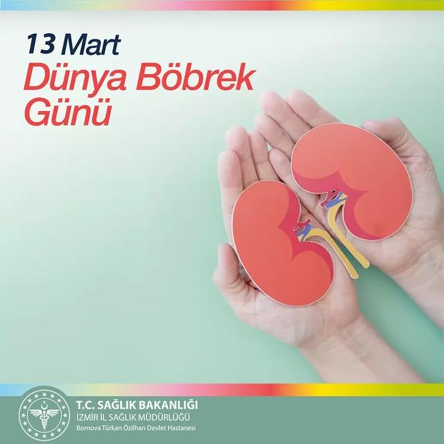 Bornova'da Dünya Böbrek Günü Farkındalık Etkinliği Düzenlendi