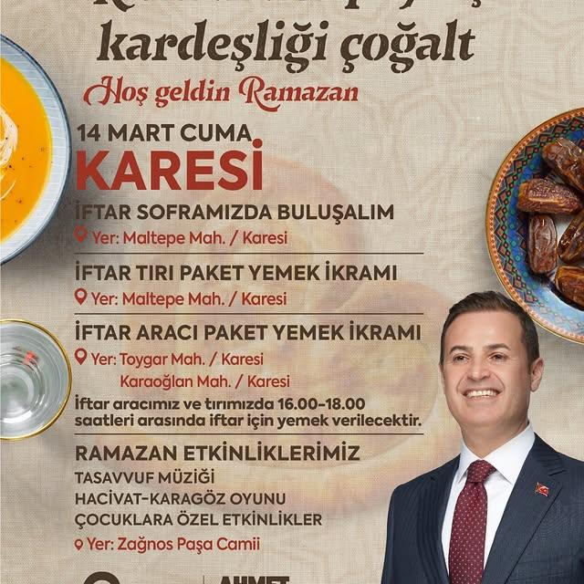 Balıkesir Büyükşehir Belediyesi, Maltepe'de İftar Sofrası Kuruyor