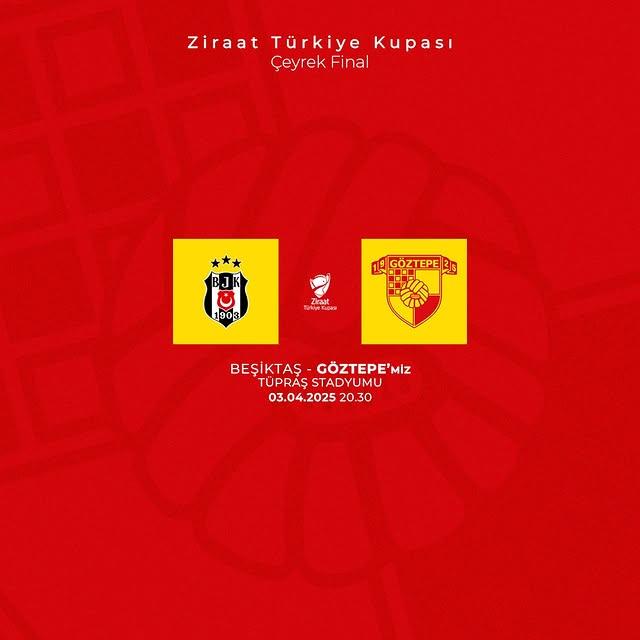 Göztepe, Ziraat Türkiye Kupası'nda Beşiktaş ile Çeyrek Final Mücadelesine Hazırlanıyor