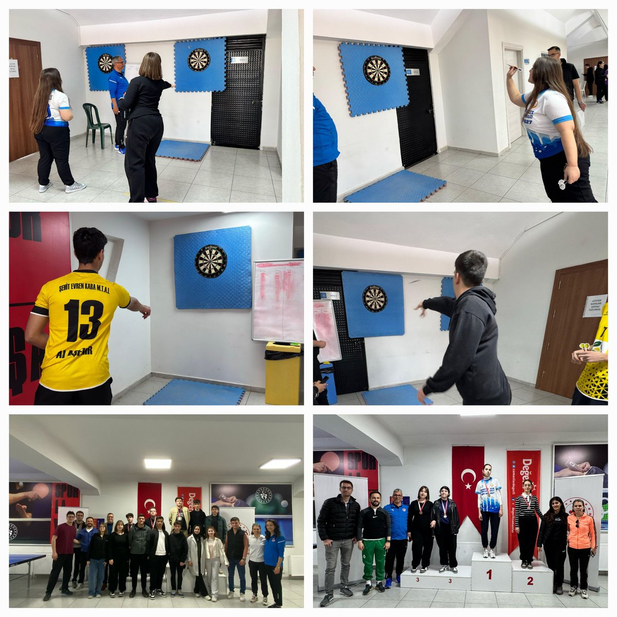 Manisa'da Genç Dart Sporcuları Alaşehir'de Yarıştı