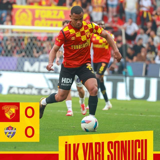 Göztepe ve Eyüpspor Karşılaşmasının İlk Yarısı Tamamlandı