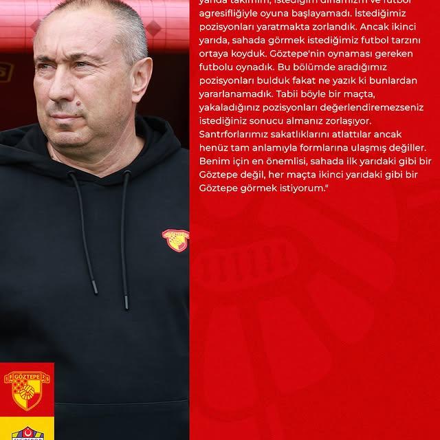 Göztepe Teknik Direktörü Stoilov, Eyüpspor Maçını Değerlendirdi