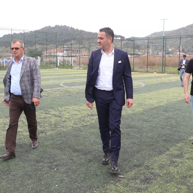 Koçarlı Belediyesi, Yeniköy'de Yeni Spor Alanı Projesi Başlattı