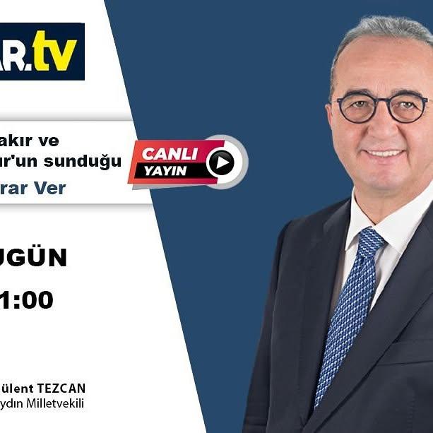 CHP Milletvekili Bülent Tezcan, Karar TV'de Canlı Yayın Konuğu Olacak