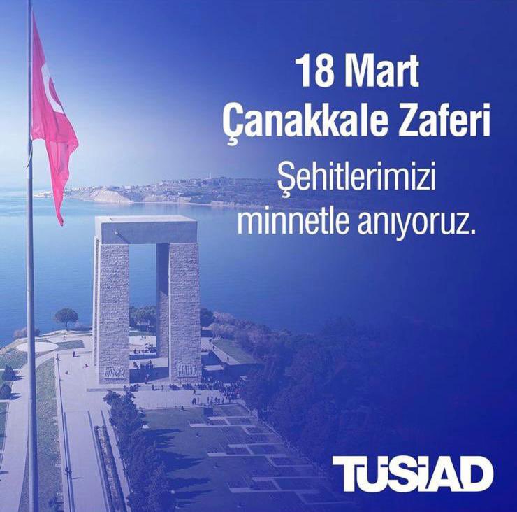 TÜSİAD, Çanakkale Zaferi'nin 110. Yılında Saygı Duruşu