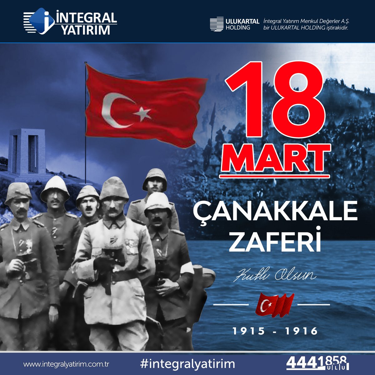 Integral Yatırım, Çanakkale Zaferi'nin 110. Yılında Saygı Duruşu