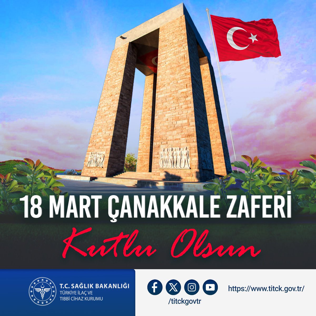 Çanakkale Zaferi'nin 109. Yılı Anısına Saygı