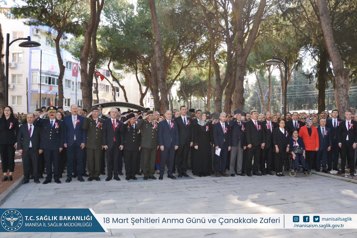 Manisa'da Şehitleri Anma Töreni Düzenlendi