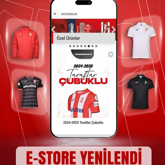 Balıkesirspor, Taraftarlarına Özel Yeni Ürünleri E-Ticaret Platformuyla Sunmaya Başladı