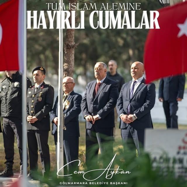 Gölmarmara Belediyesi'nden Vatandaşlarına Hayırlı Cumalar Mesajı