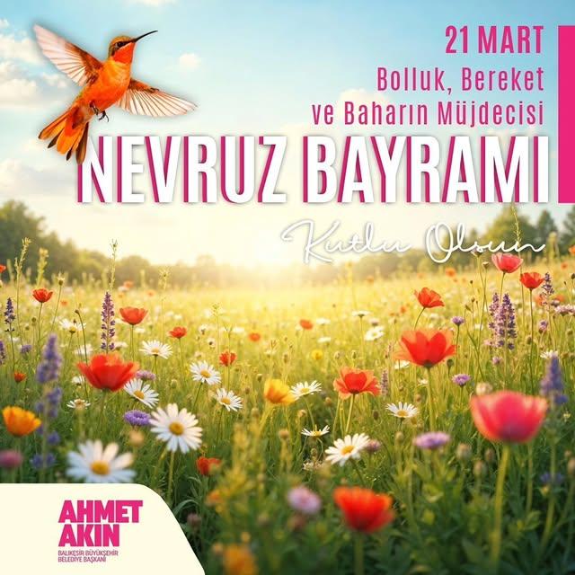 Balıkesir Belediye Başkanı Akın'dan Nevruz Mesajı