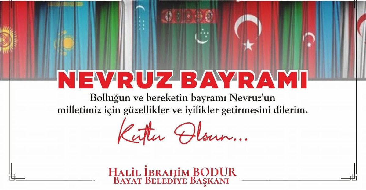 Bayat Belediyesi'nden Nevruz Bayramı Mesajı