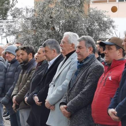 Balıkesir Karesi Belediye Başkanı Akbıyık, Cenaze Namazında