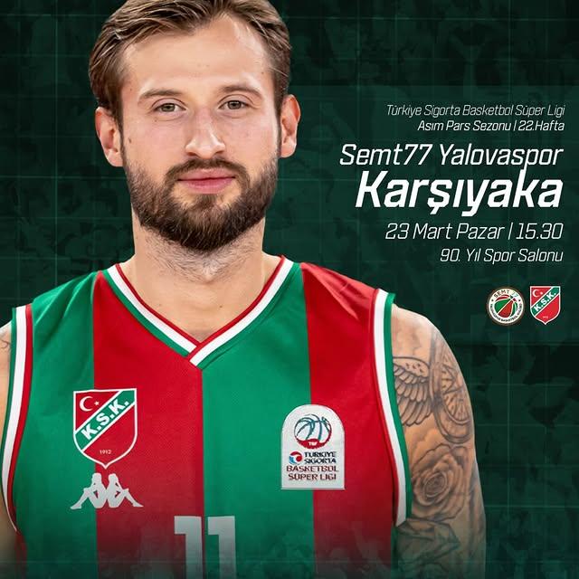 Karşıyaka Basketbol, Lig Mücadelesinde Yalova'ya Konuk Olacak