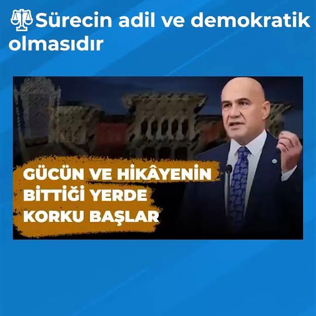 Turhan Çömez: Demokrasi Sadece Sandıkla Değil, Adil Süreçlerle Sağlanır