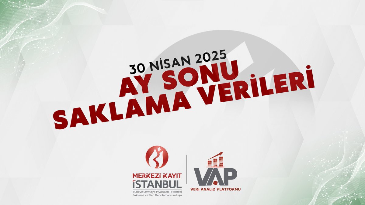 Menkul Kıymetlerin Piyasa Değerleri ve Yatırımcı Sayıları MKK’da Toplu Halde Belirlendi