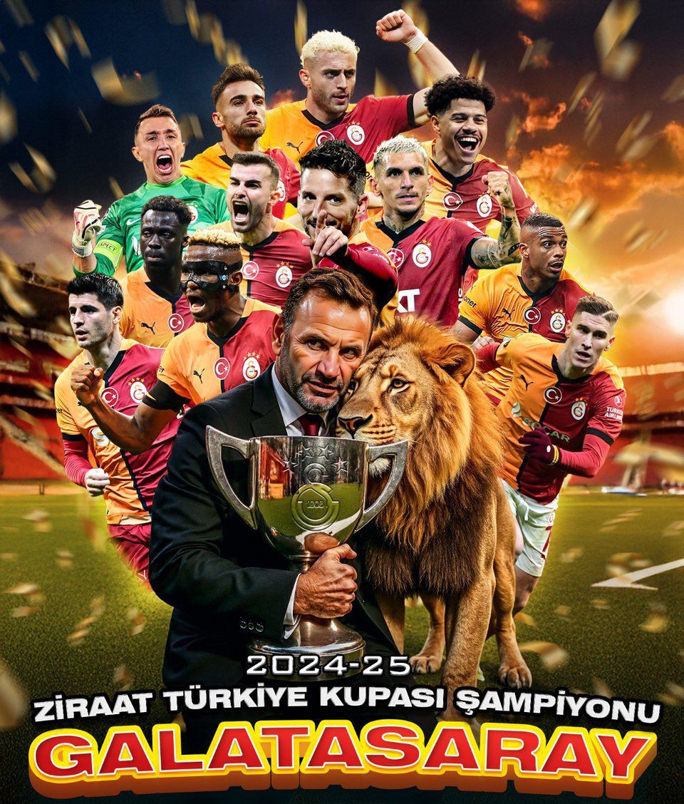Galatasaray, 2025 Ziraat Türkiye Kupası'nı Kazandı, Milletvekili Yenişehirlioğlu Tebrik Etti