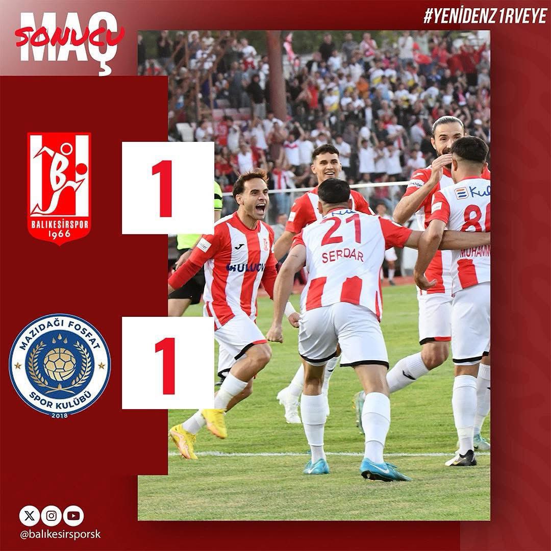 Balıkesirspor, TFF 3. Lig'e Yükseldi