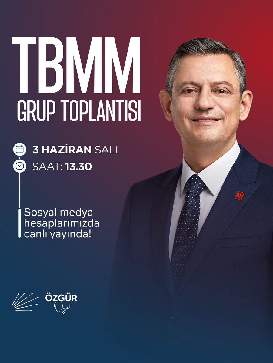 CHP Lideri Özel, Yarın TBMM Grup Toplantısında Konuşacak